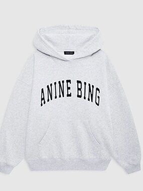 Harvey Sweatshirt New Classic - Medium Heather Grey- Anine Bing -S
